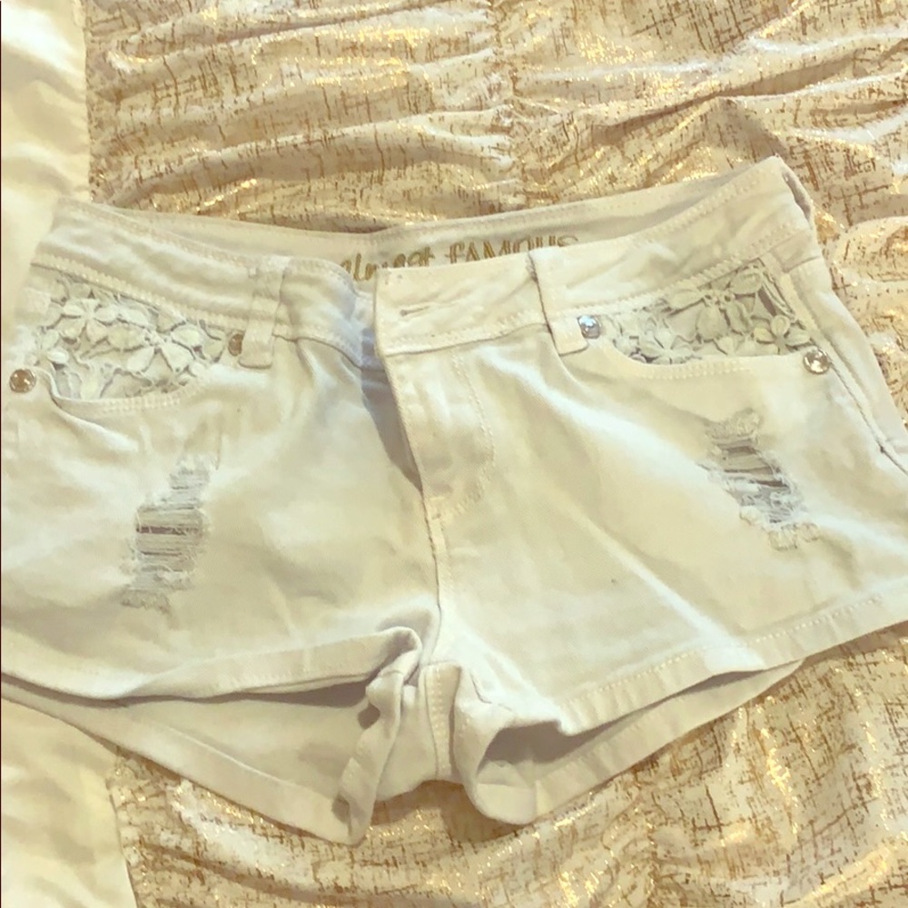 White shorts